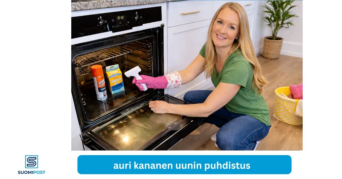 Auri kananen uunin puhdistus: paras niksi kotiin