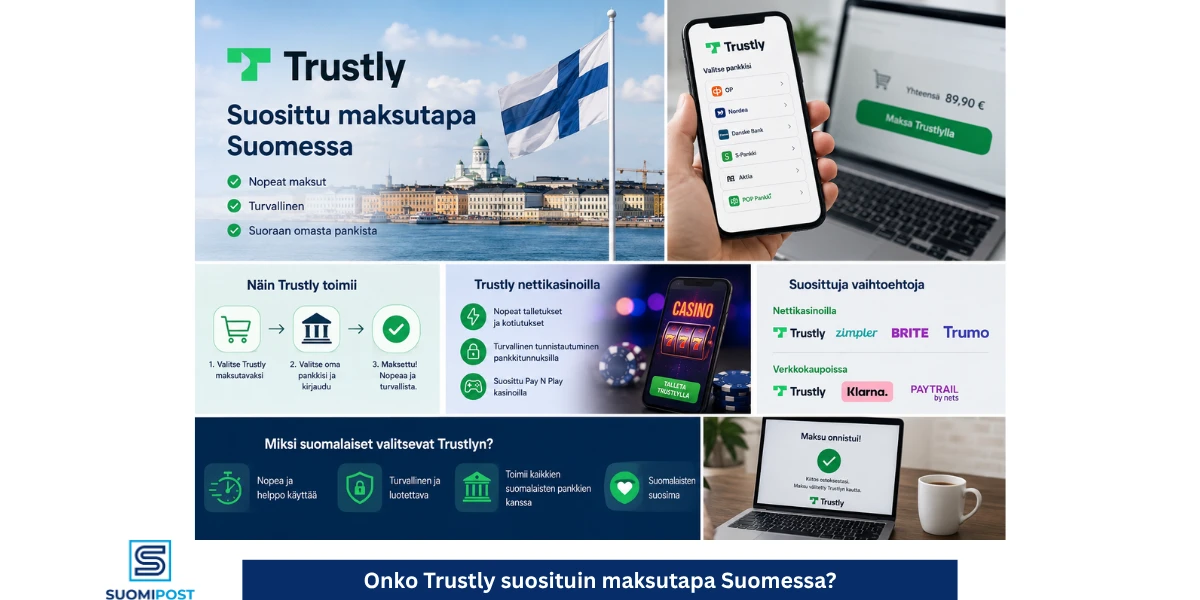 Onko Trustly suosituin maksutapa Suomessa?