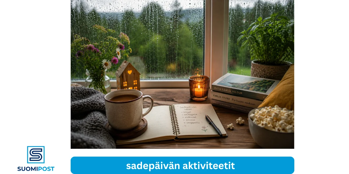 Ajanviettoa sateiselle kesäpäivälle