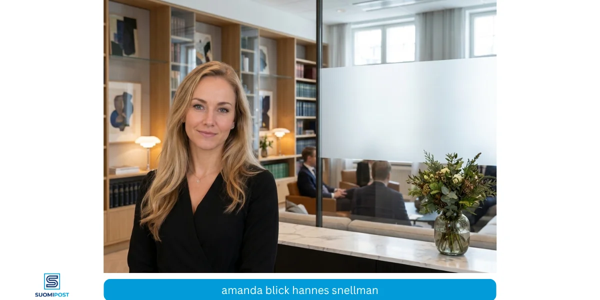 Amanda Blick Hannes Snellman – juristin koulutus, ura ja nykyinen työ